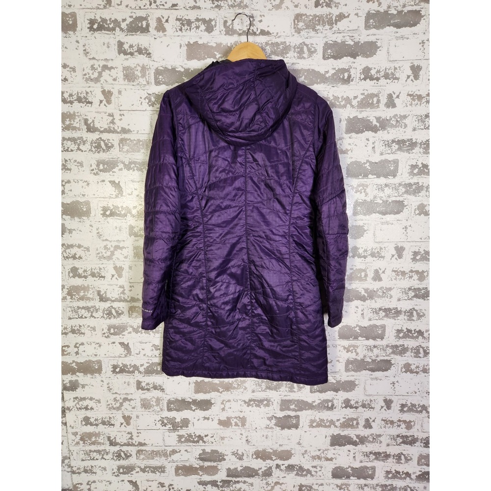 Columbia Omni Heat Insulated Hooded Parka Jacket Purple Women's XS Lightweight - Picture 8 of 16